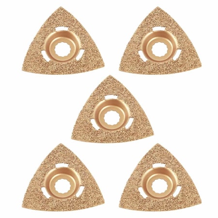 Versa Tool 80mm Triangular Carbide RASP, 8mm Offset Mount, PK 5 SB5L